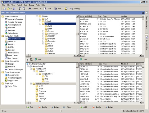 Screenshot of SetupBuilder 5.6.1627